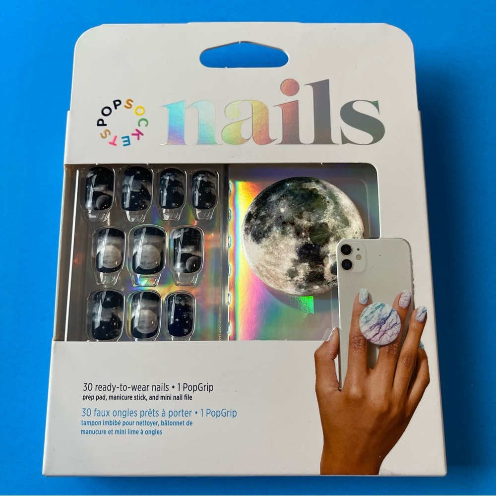 Popsocket - Moon PopGrip+Nails